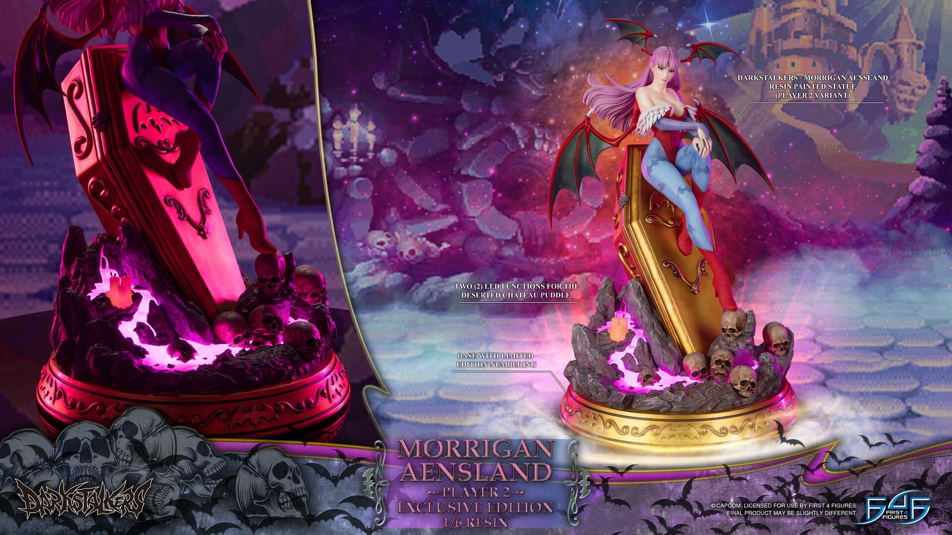 Vampire: The Night Warriors - Morrigan Aensland - 1/6 - Player 2, Exclusive Edition (First 4 Figures) photo 2