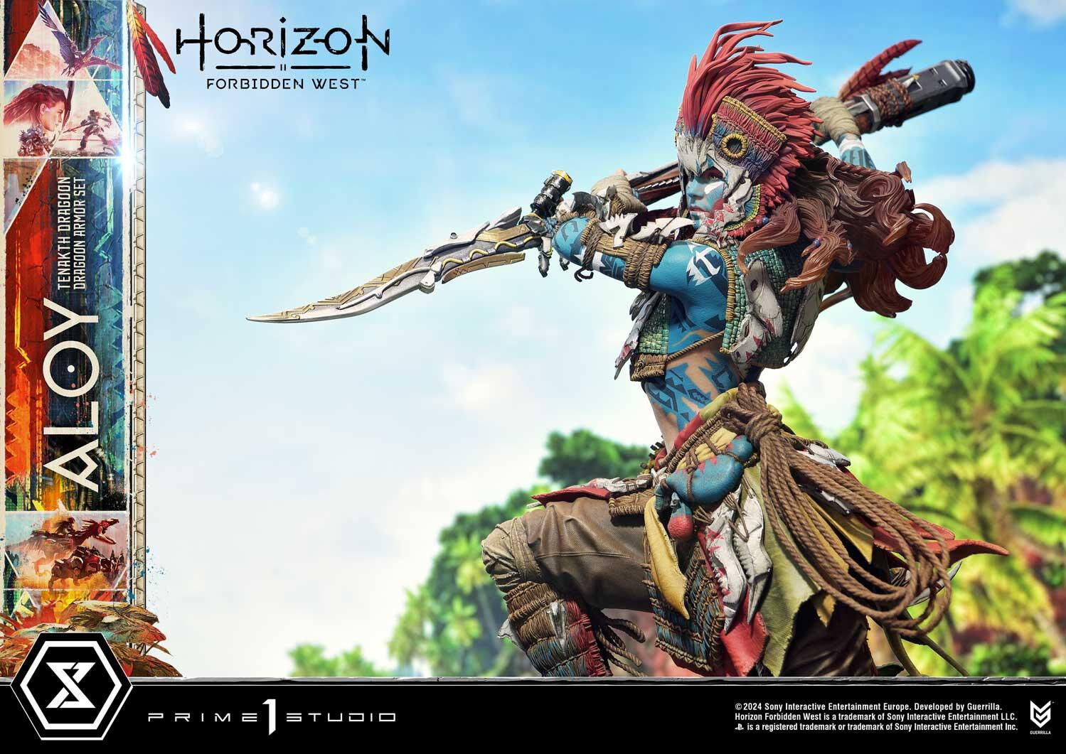 Horizon Forbidden West - Aloy - Burrower - Ultimate Premium Masterline  (UPMHFW-02S) - 1/4 - Tenakth Dragoon Armor Set, Bonus Version (Prime 1 Studio) photo 17