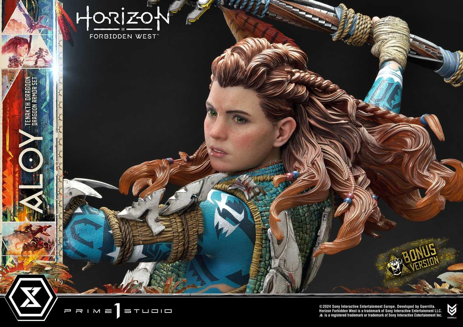 Horizon Forbidden West - Aloy - Burrower - Ultimate Premium Masterline  (UPMHFW-02S) - 1/4 - Tenakth Dragoon Armor Set, Bonus Version (Prime 1 Studio) photo 35