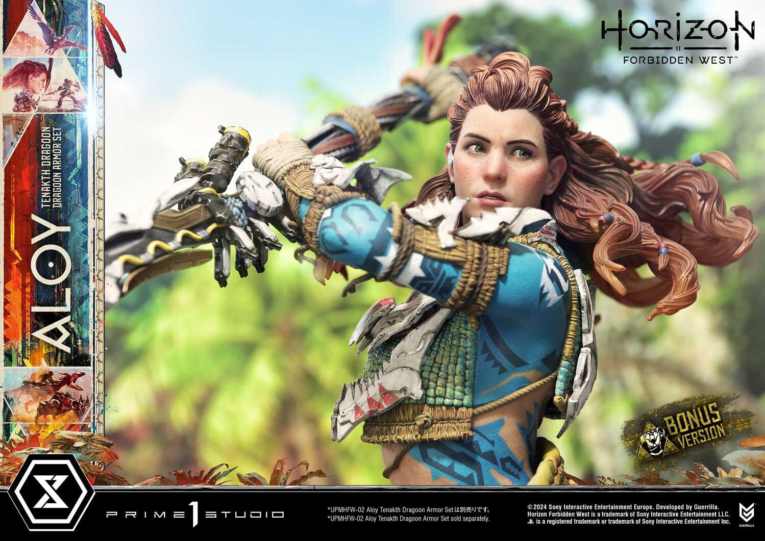 Horizon Forbidden West - Aloy - Burrower - Ultimate Premium Masterline  (UPMHFW-02S) - 1/4 - Tenakth Dragoon Armor Set, Bonus Version (Prime 1 Studio) photo 38