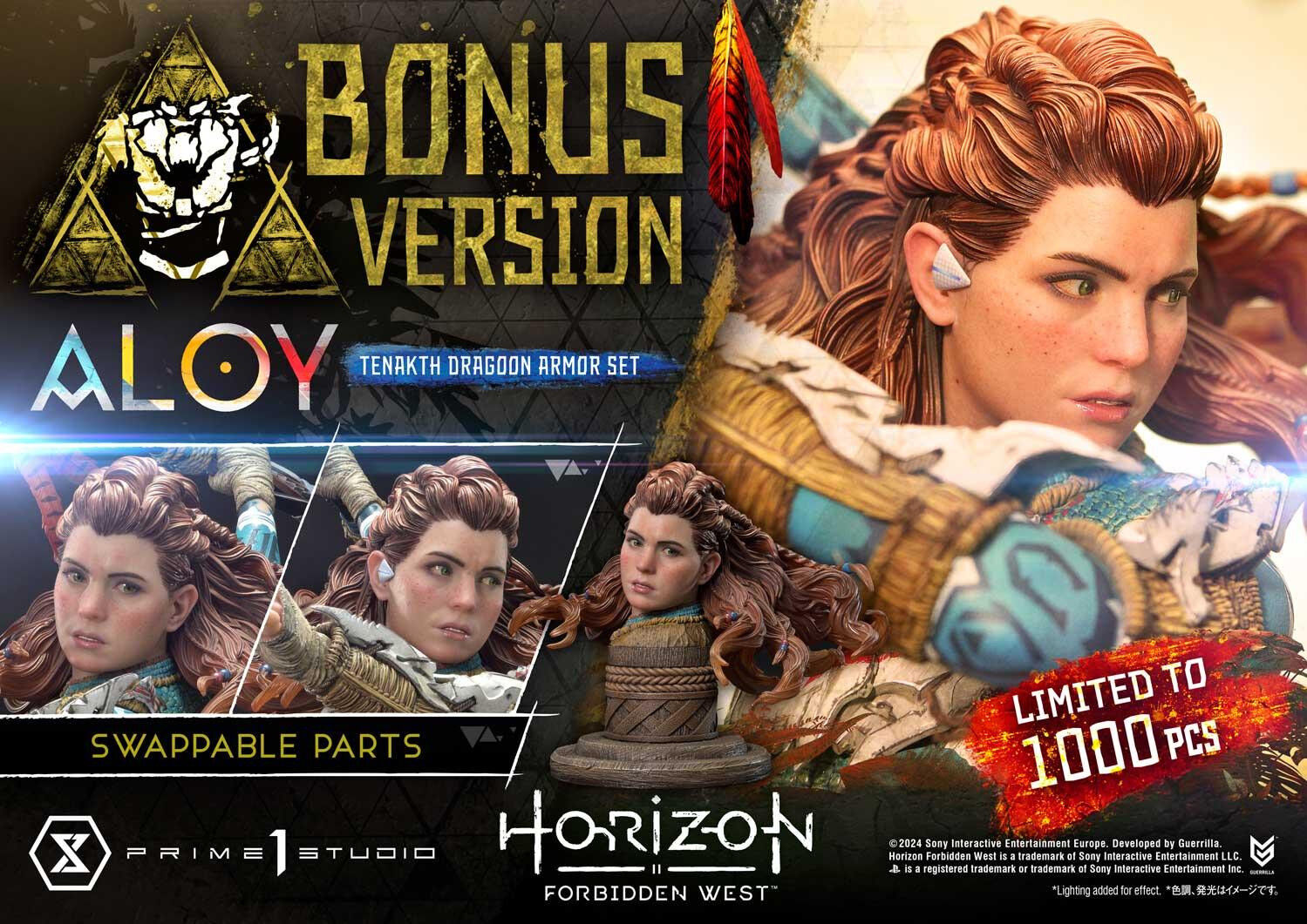 Horizon Forbidden West - Aloy - Burrower - Ultimate Premium Masterline  (UPMHFW-02S) - 1/4 - Tenakth Dragoon Armor Set, Bonus Version (Prime 1 Studio) photo 43