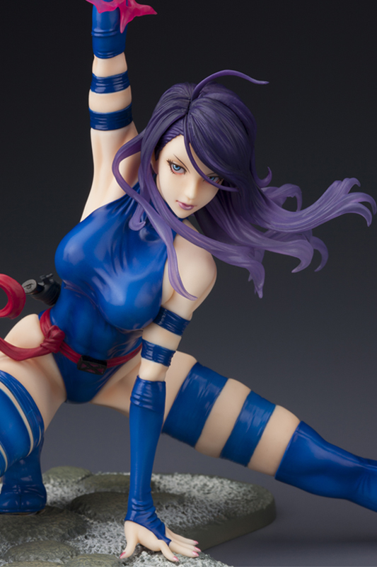 X-Men - Psylocke - Bishoujo Statue - Marvel x Bishoujo - 1/7 - Classic X-Men Era, BLUE OUTFIT (Kotobukiya) photo 11