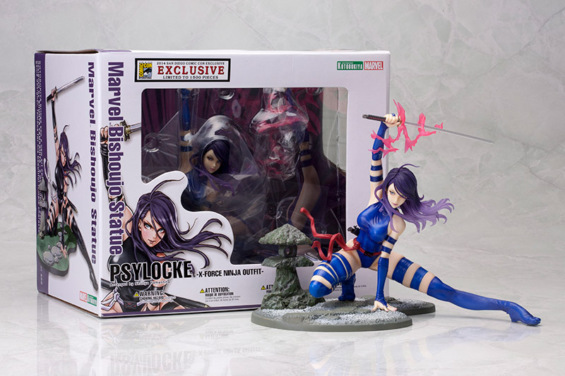 X-Men - Psylocke - Bishoujo Statue - Marvel x Bishoujo - 1/7 - Classic X-Men Era, BLUE OUTFIT (Kotobukiya) photo 13