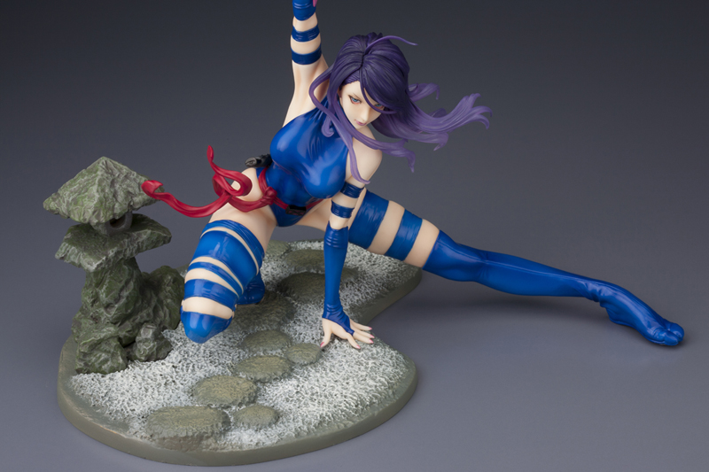 X-Men - Psylocke - Bishoujo Statue - Marvel x Bishoujo - 1/7 - Classic X-Men Era, BLUE OUTFIT (Kotobukiya) photo 15