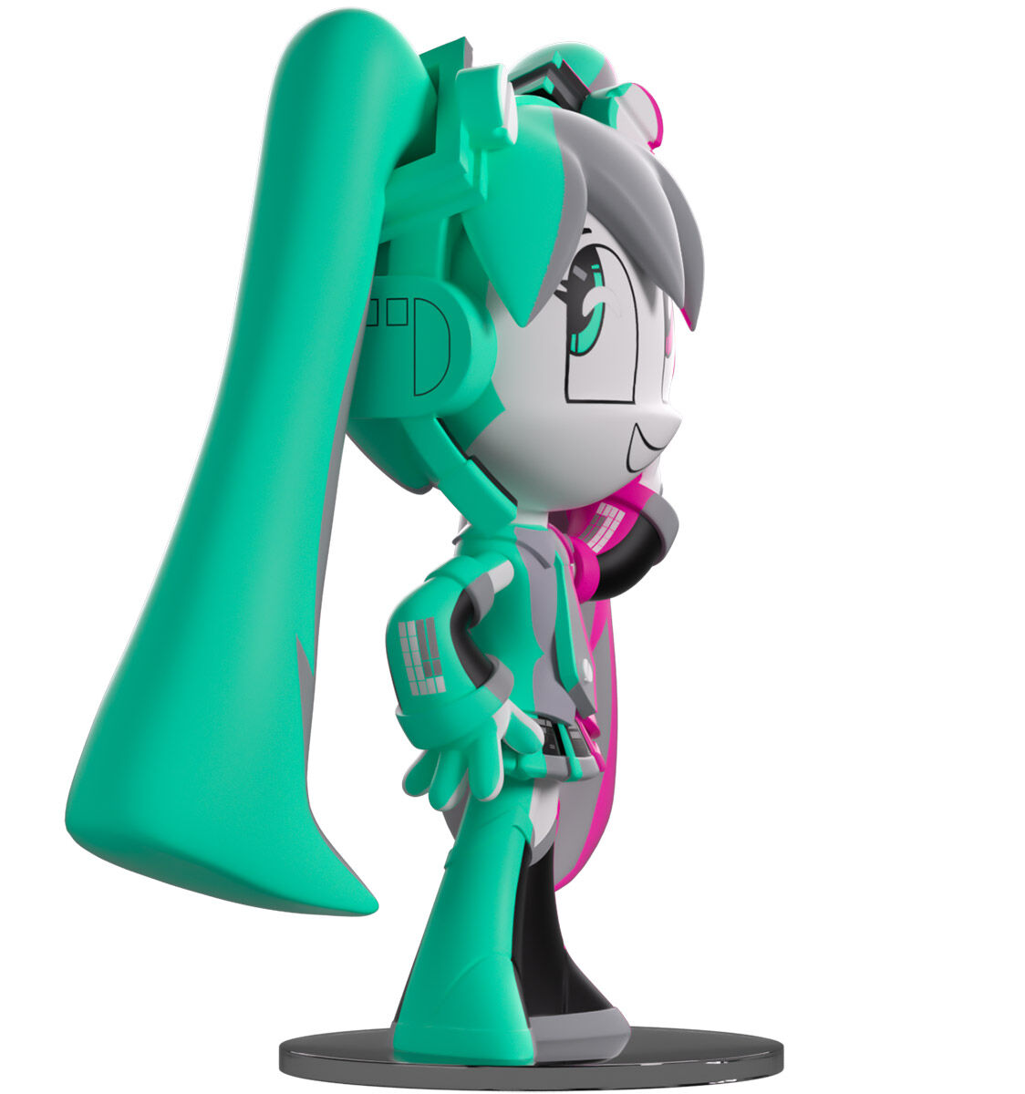 My Life as a Teenage Robot - Piapro Characters - Jenny Wakeman - Hatsune Miku x Youtooz - My Life as a Teenage Robot x Youtooz - Youtooz  (#525) - Hatsune Miku Ver., Illuminated (FYE, Youtooz) photo 20