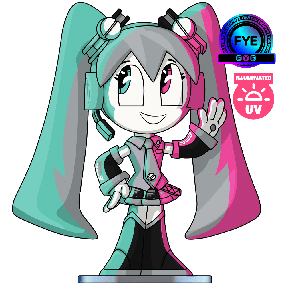 My Life as a Teenage Robot - Piapro Characters - Jenny Wakeman - Hatsune Miku x Youtooz - My Life as a Teenage Robot x Youtooz - Youtooz  (#525) - Hatsune Miku Ver., Illuminated (FYE, Youtooz) photo 22