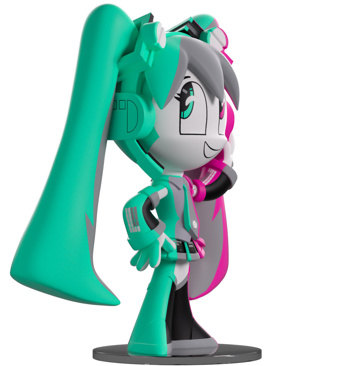 My Life as a Teenage Robot - Piapro Characters - Jenny Wakeman - Hatsune Miku x Youtooz - My Life as a Teenage Robot x Youtooz - Youtooz  (#525) - Hatsune Miku Ver., Illuminated (FYE, Youtooz) photo 28