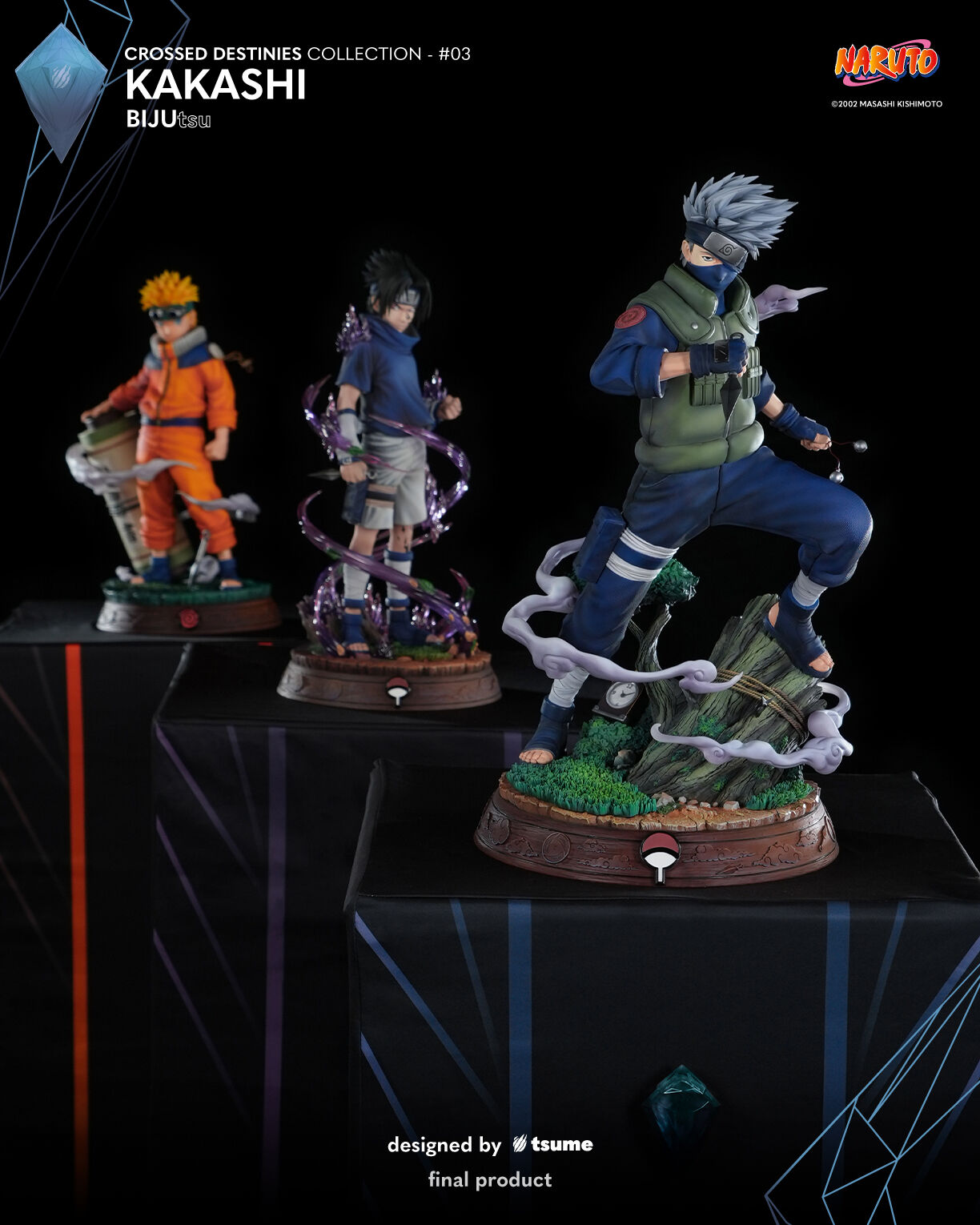 Naruto - Hatake Kakashi - Bijutsu - Crossed Destinies Collection (#03) - 1/4 (Tsume) photo 7