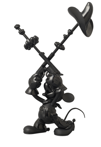 Disney - Mickey Mouse - Ultra Detail Figure  (98) - Ultra Detail Figure Mickey Mouse Roen Collection - Tone on Tone Ver. - Two-Gun Mickey, Tone on Tone Ver. (Medicom Toy, Roen) photo 2