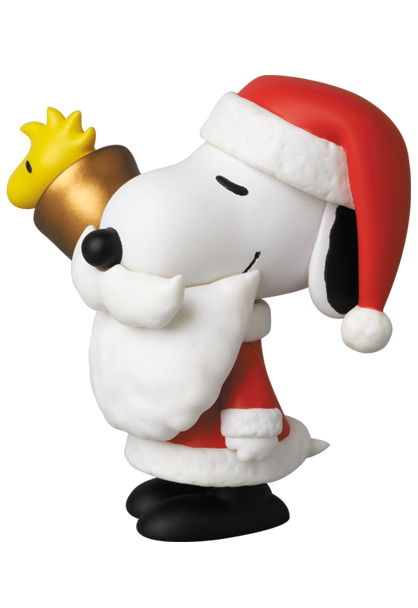 Peanuts - Snoopy - Woodstock - Ultra Detail Figure (211) - Ultra Detail Figure Peanuts Series 3 - Santa (Medicom Toy)