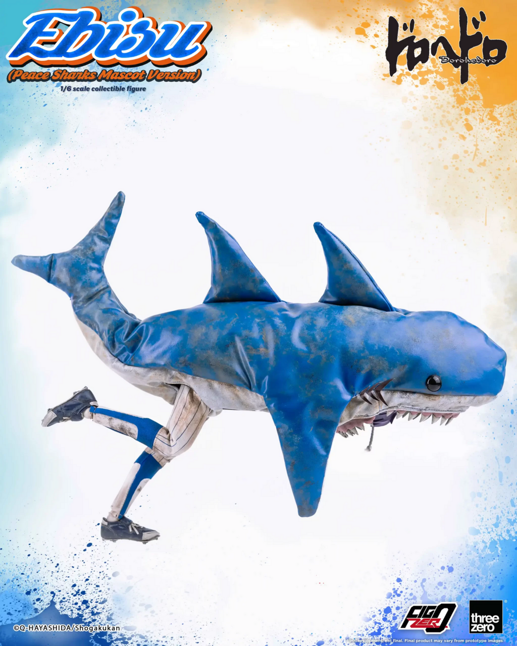 Dorohedoro - Ebisu - FigZero - 1/6 - Peace Sharks Mascot Version (ThreeZero)