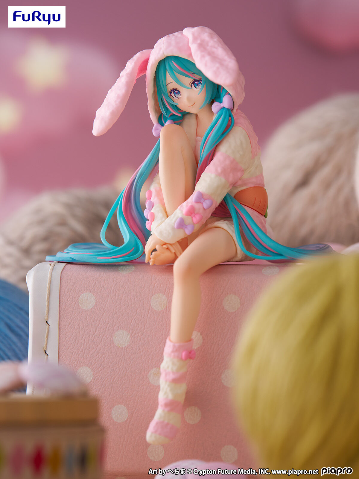 Piapro Characters - Hatsune Miku - Noodle Stopper Figure - Usamimi Pajama (FuRyu) photo 2