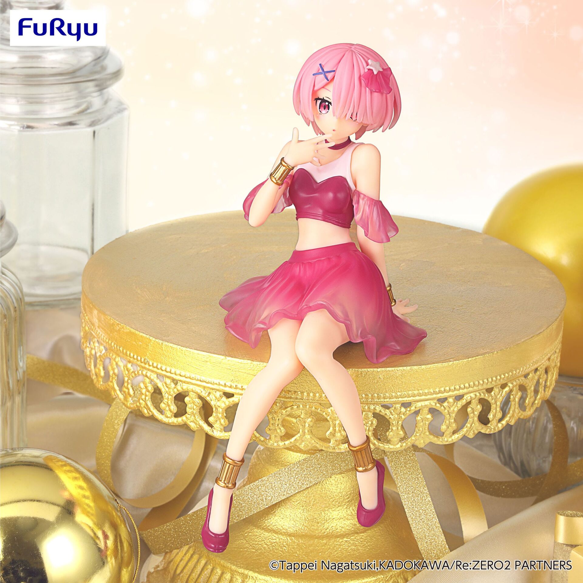 Re:Zero kara Hajimeru Isekai Seikatsu - Ram - Noodle Stopper Figure - Twinkle Party, Another Color ver. (FuRyu)