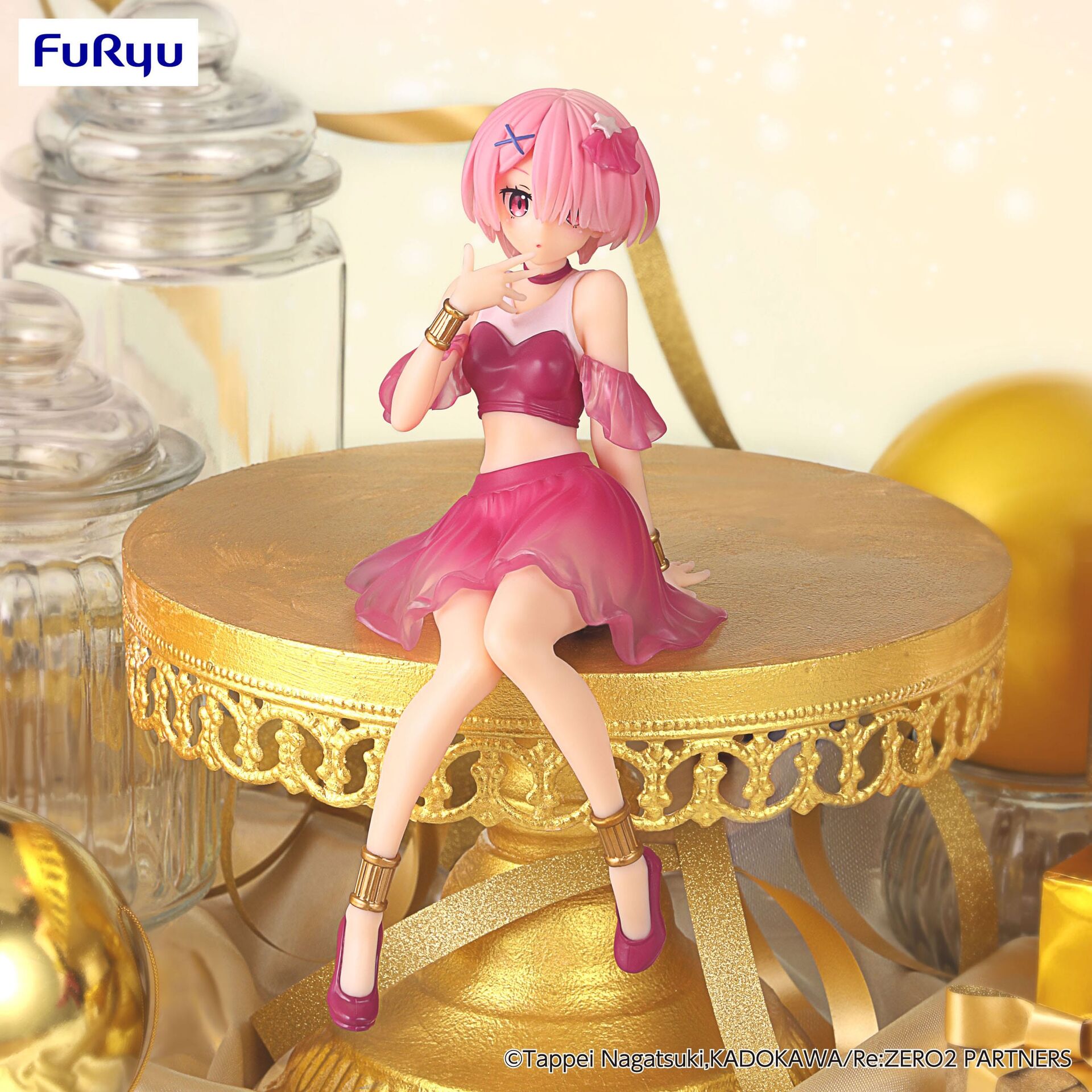 Re:Zero kara Hajimeru Isekai Seikatsu - Ram - Noodle Stopper Figure - Twinkle Party, Another Color ver. (FuRyu) photo 2