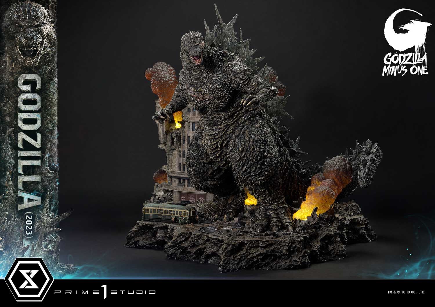 Gojira-1.0 - Gojira - Ultimate Diorama Masterline  (UDMGMO-01S) - Bonus Version (Prime 1 Studio) photo 53
