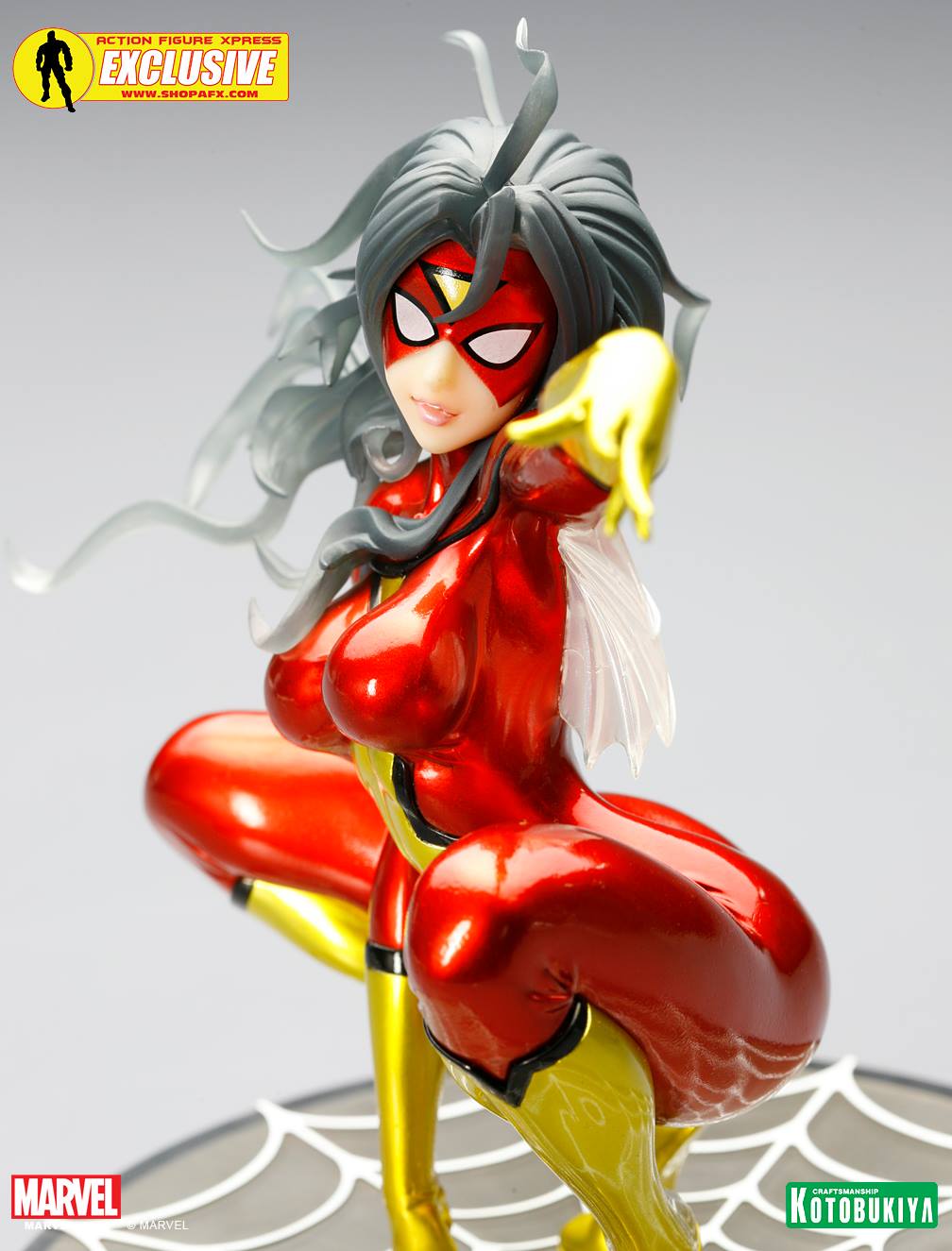 Spider-Woman - Bishoujo Statue - Marvel x Bishoujo - 1/7 - Metallic paint (Kotobukiya) photo 2