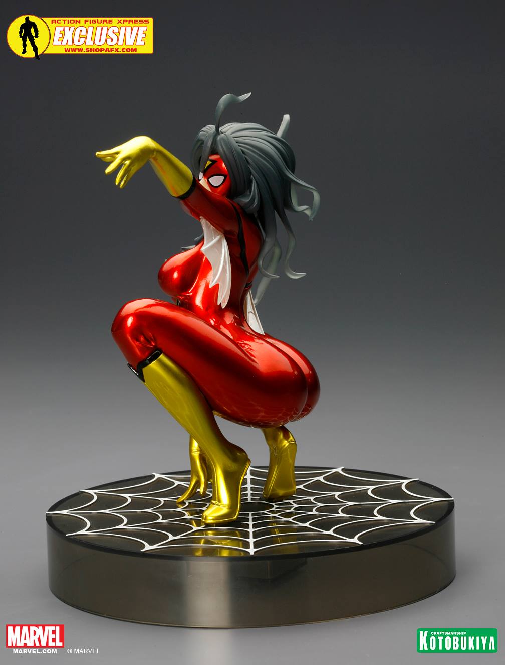 Spider-Woman - Bishoujo Statue - Marvel x Bishoujo - 1/7 - Metallic paint (Kotobukiya) photo 3