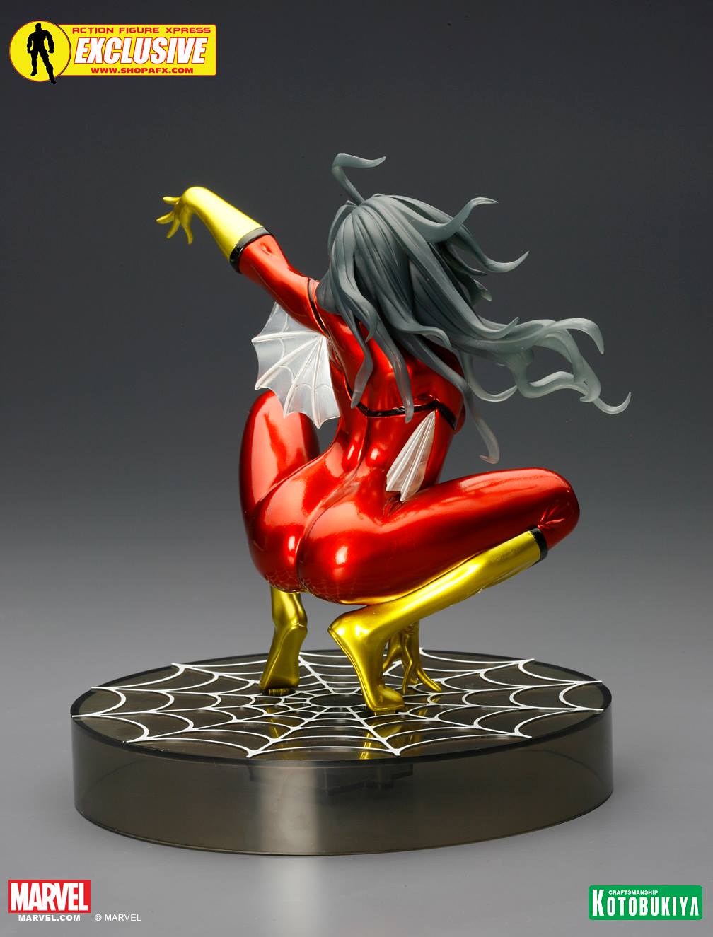 Spider-Woman - Bishoujo Statue - Marvel x Bishoujo - 1/7 - Metallic paint (Kotobukiya) photo 4