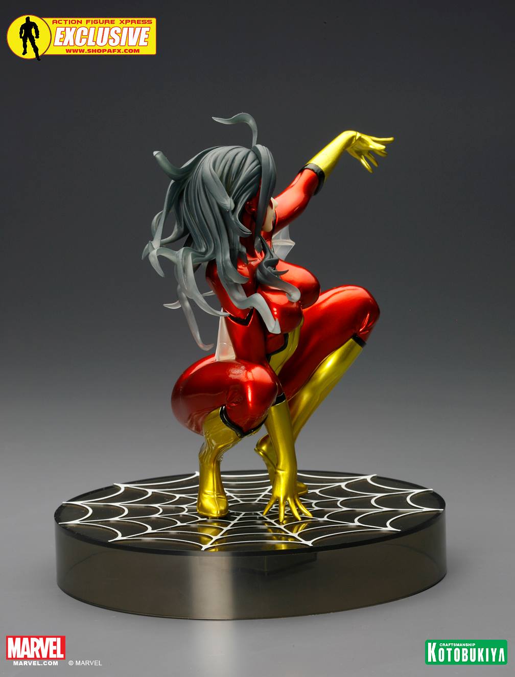 Spider-Woman - Bishoujo Statue - Marvel x Bishoujo - 1/7 - Metallic paint (Kotobukiya) photo 5