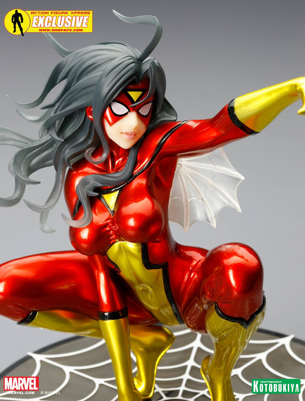Spider-Woman - Bishoujo Statue - Marvel x Bishoujo - 1/7 - Metallic paint (Kotobukiya) photo 6