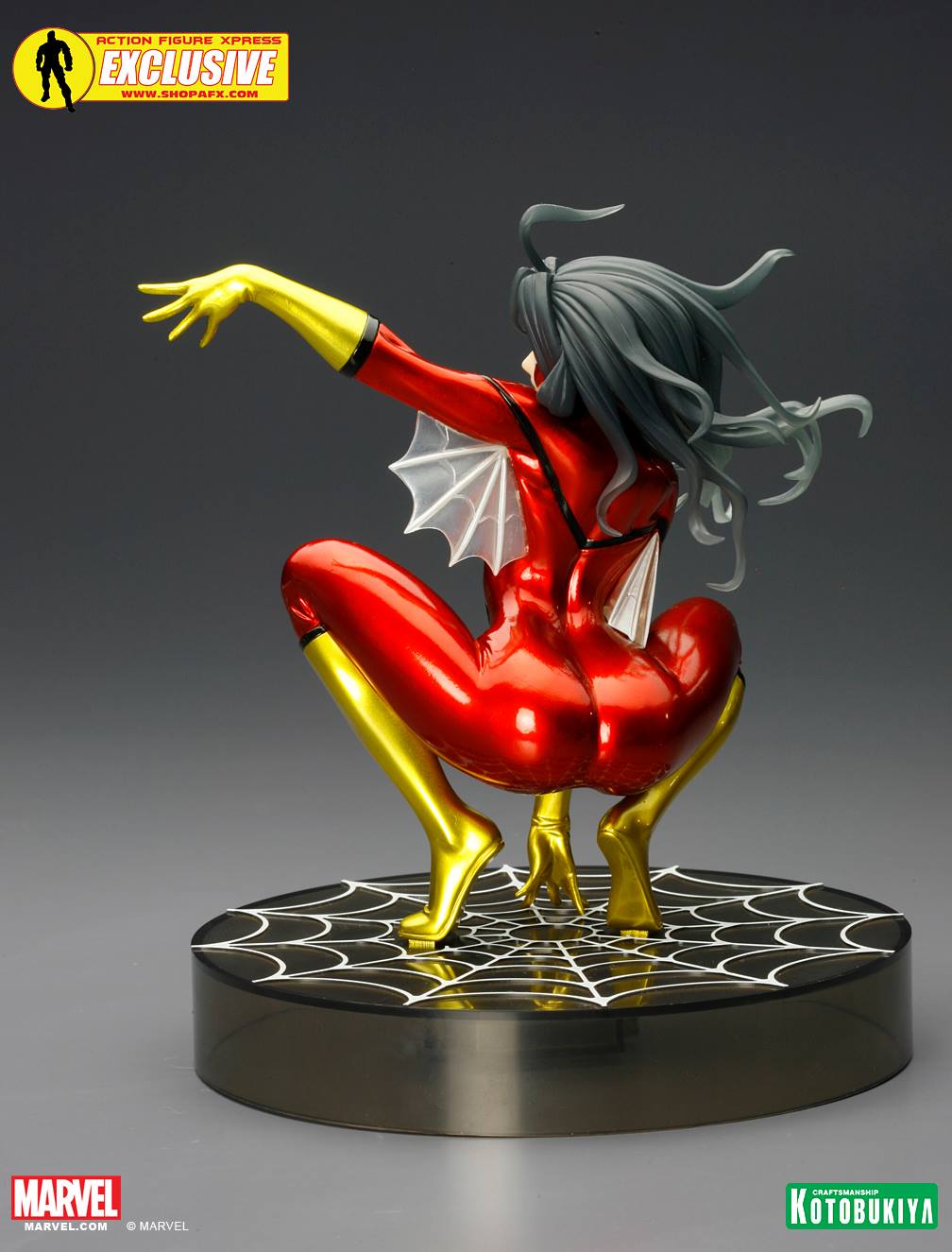 Spider-Woman - Bishoujo Statue - Marvel x Bishoujo - 1/7 - Metallic paint (Kotobukiya) photo 7