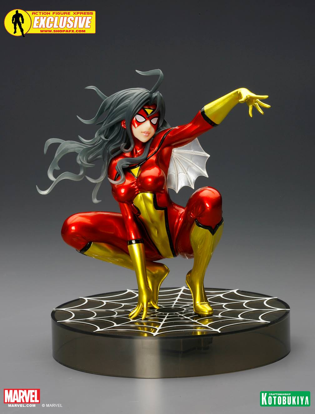Spider-Woman - Bishoujo Statue - Marvel x Bishoujo - 1/7 - Metallic paint (Kotobukiya) photo 8