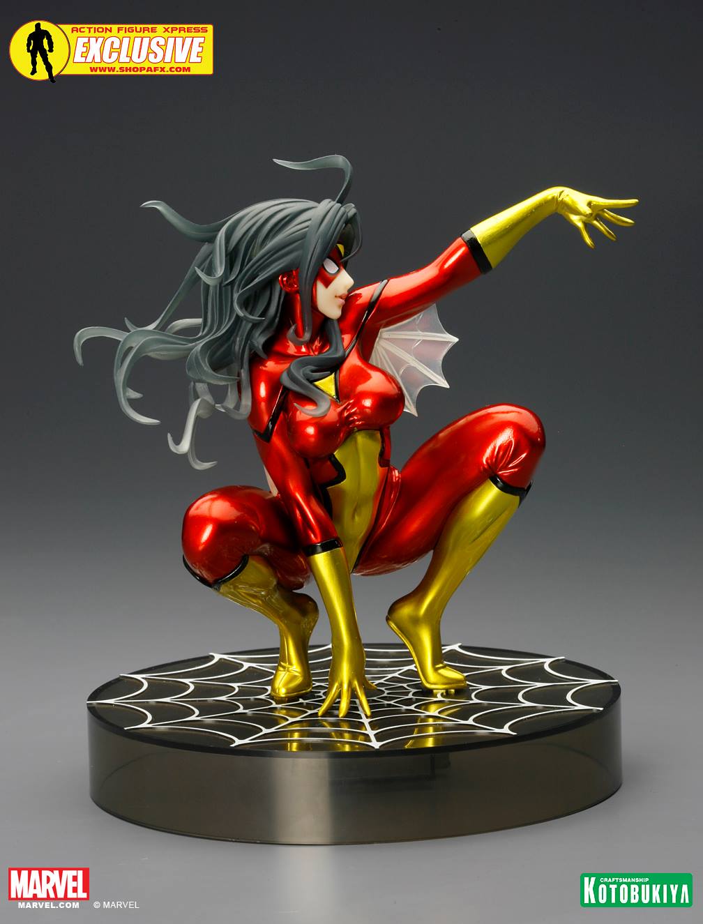 Spider-Woman - Bishoujo Statue - Marvel x Bishoujo - 1/7 - Metallic paint (Kotobukiya) photo 10