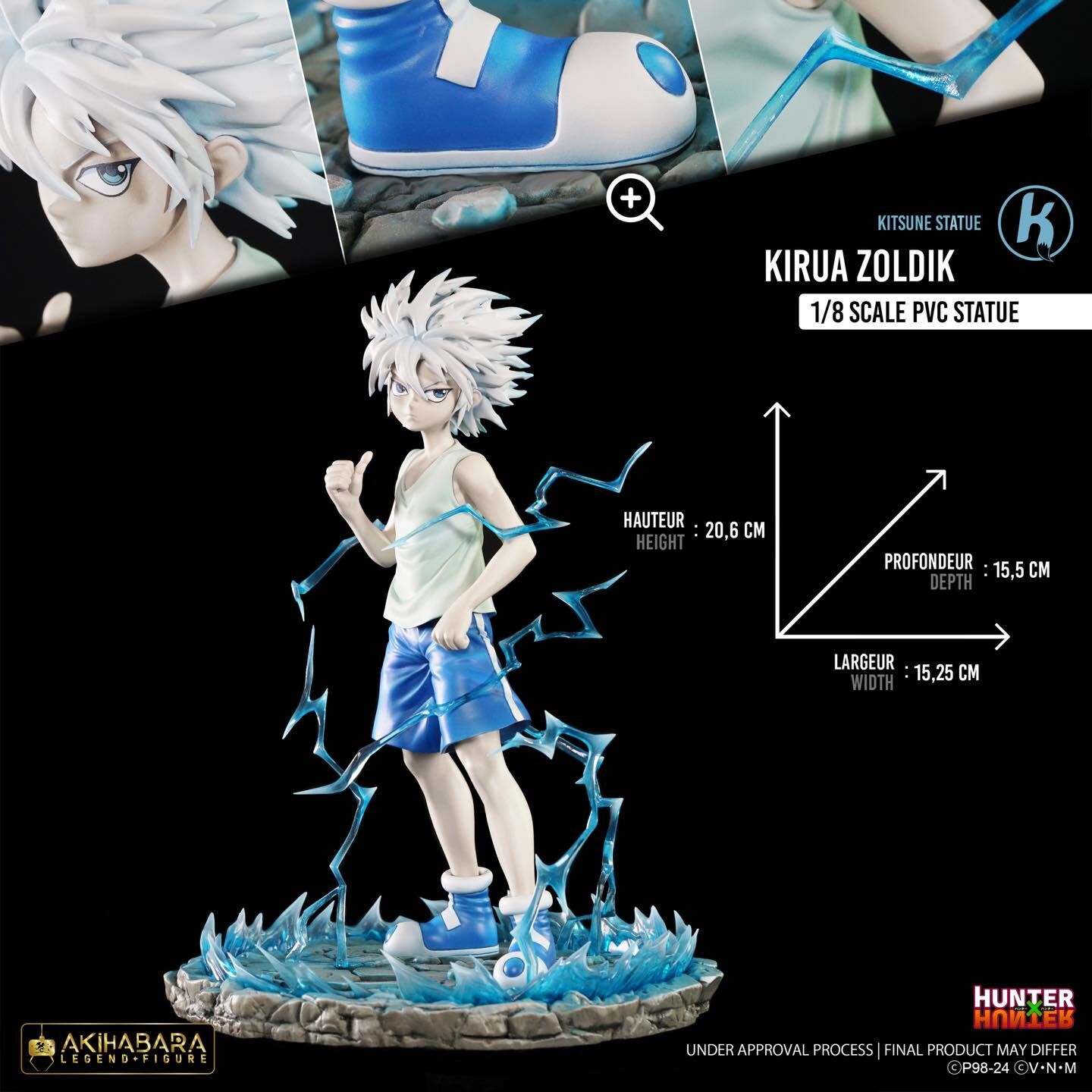 Hunter × Hunter - Killua Zoldyck - Akihabara Legend Figure - 1/8 (Chibi Akihabara, Kitsune Statue) photo 14