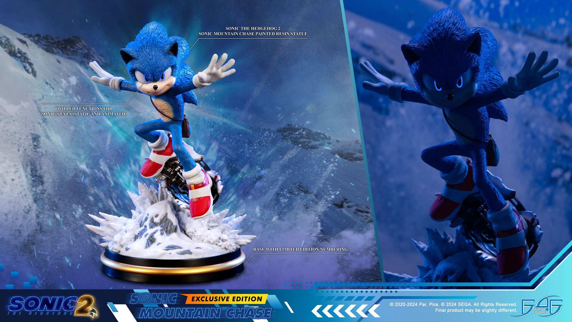 Sonic the Hedgehog 2 - Sonic the Hedgehog - Mountain Chase, Exclusive Edition (First 4 Figures) photo 11