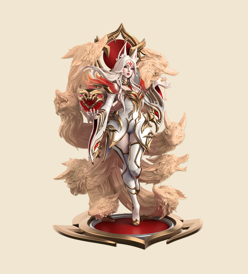 League of Legends - Ahri - 1/6 - Immortalized Legend (Riot Games) photo 2