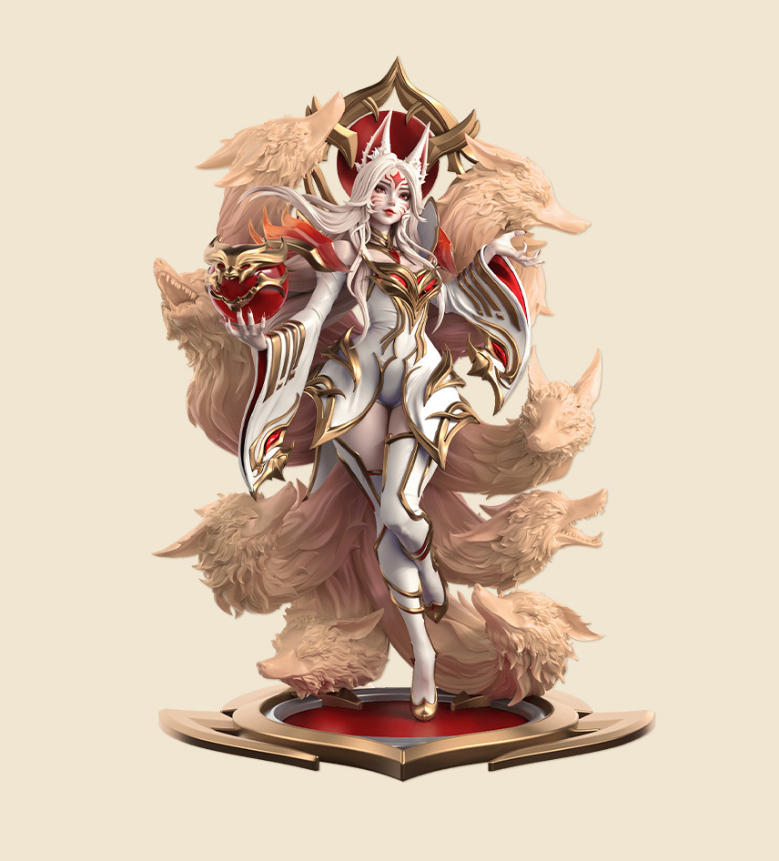 League of Legends - Ahri - 1/6 - Immortalized Legend (Riot Games) photo 3