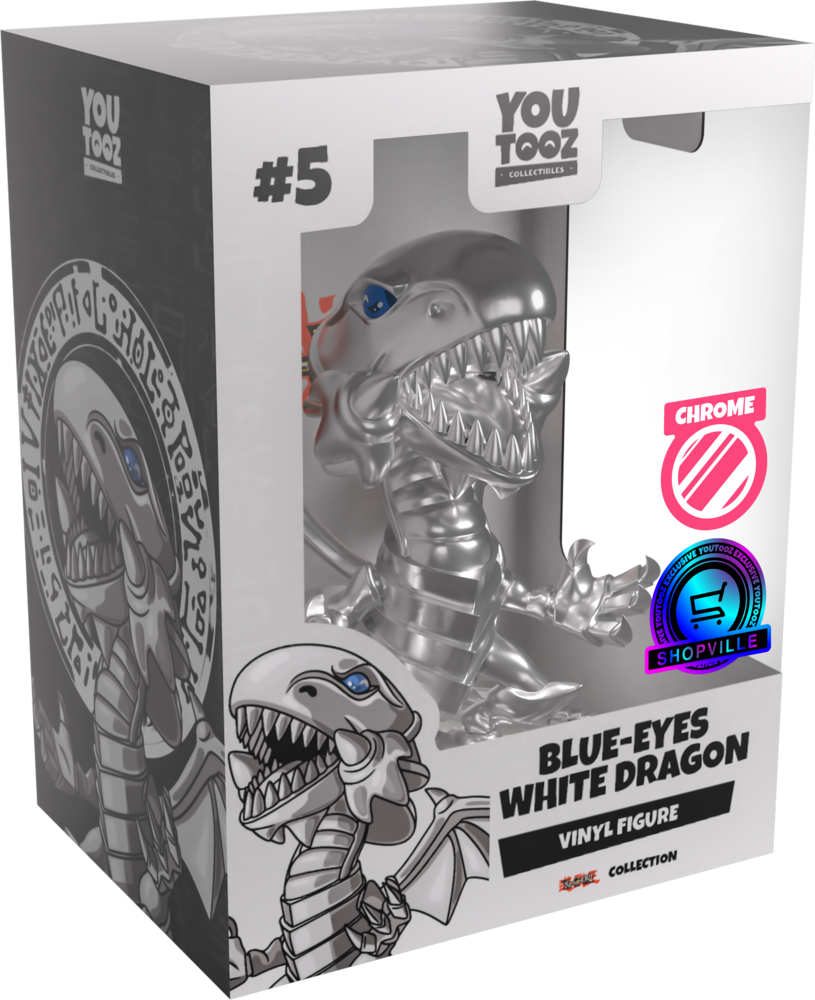 Yu-Gi-Oh! Duel Monsters - Blue-Eyes White Dragon - Youtooz - Yu-Gi-Oh! x Youtooz  (#5) - Silver Chrome (Youtooz)