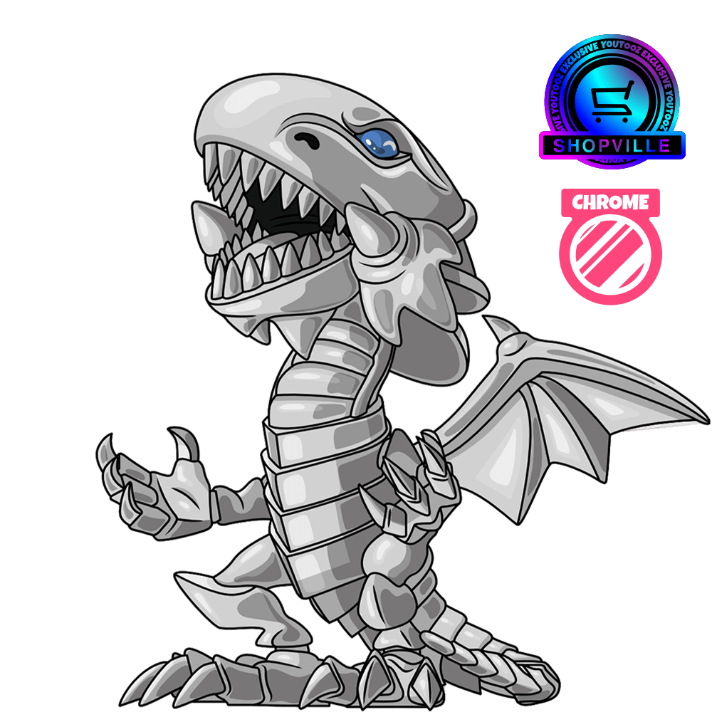Yu-Gi-Oh! Duel Monsters - Blue-Eyes White Dragon - Youtooz - Yu-Gi-Oh! x Youtooz  (#5) - Silver Chrome (Youtooz) photo 2