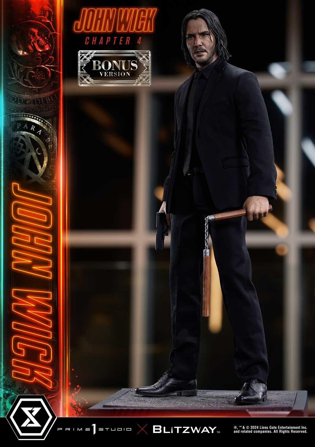 John Wick: Chapter 4 - John Wick - Premium Masterline  (PMJWK-01DXS) - 1/4 - DX Bonus Version (Blitzway, Prime 1 Studio) photo 25