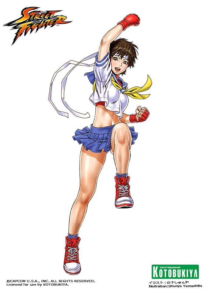 Street Fighter - Kasugano Sakura - Bishoujo Statue - Street Fighter x Bishoujo - 1/7 (Kotobukiya) photo 3