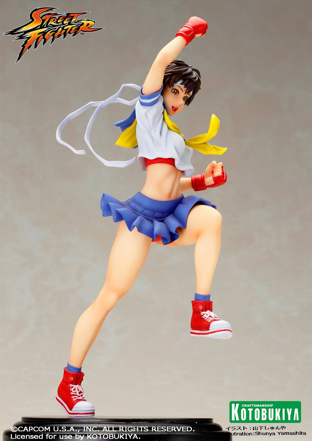 Street Fighter - Kasugano Sakura - Bishoujo Statue - Street Fighter x Bishoujo - 1/7 (Kotobukiya) photo 12