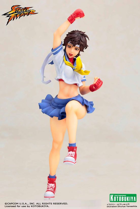 Street Fighter - Kasugano Sakura - Bishoujo Statue - Street Fighter x Bishoujo - 1/7 (Kotobukiya) photo 13