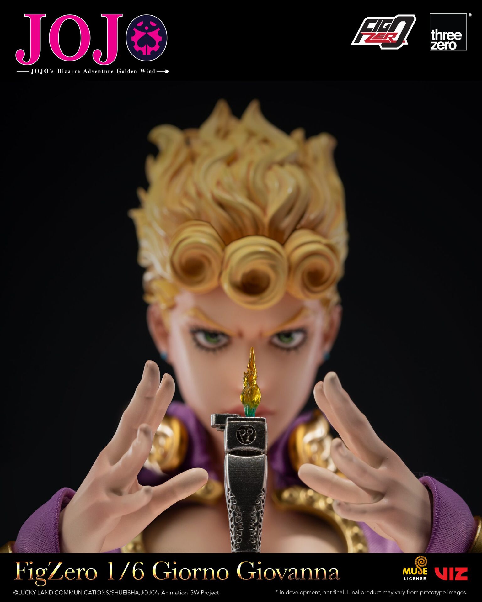 Jojo no Kimyou na Bouken - Ougon no Kaze - Giorno Giovanna - FigZero - 1/6 (ThreeZero)