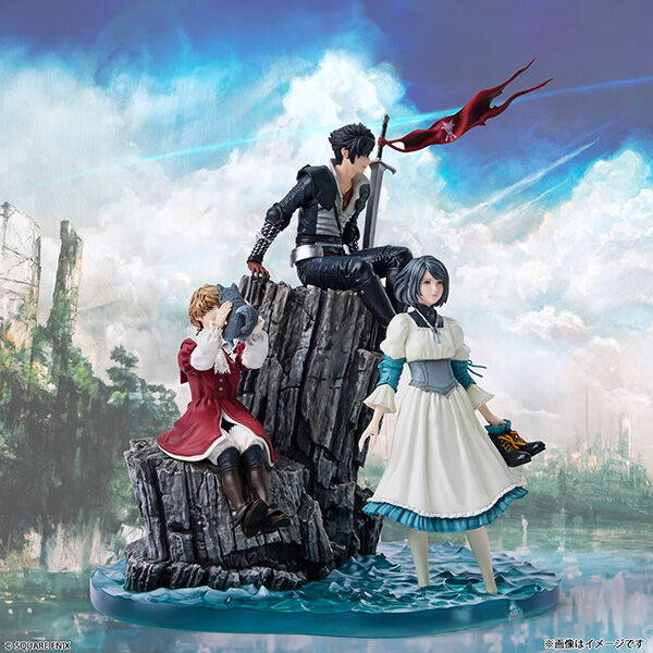 Final Fantasy XVI - Clive Rosfield - Jill Warrick - Joshua Rosfield - Torgal - Form-Ism Scene  (Nostalgia) (Square Enix) photo 2
