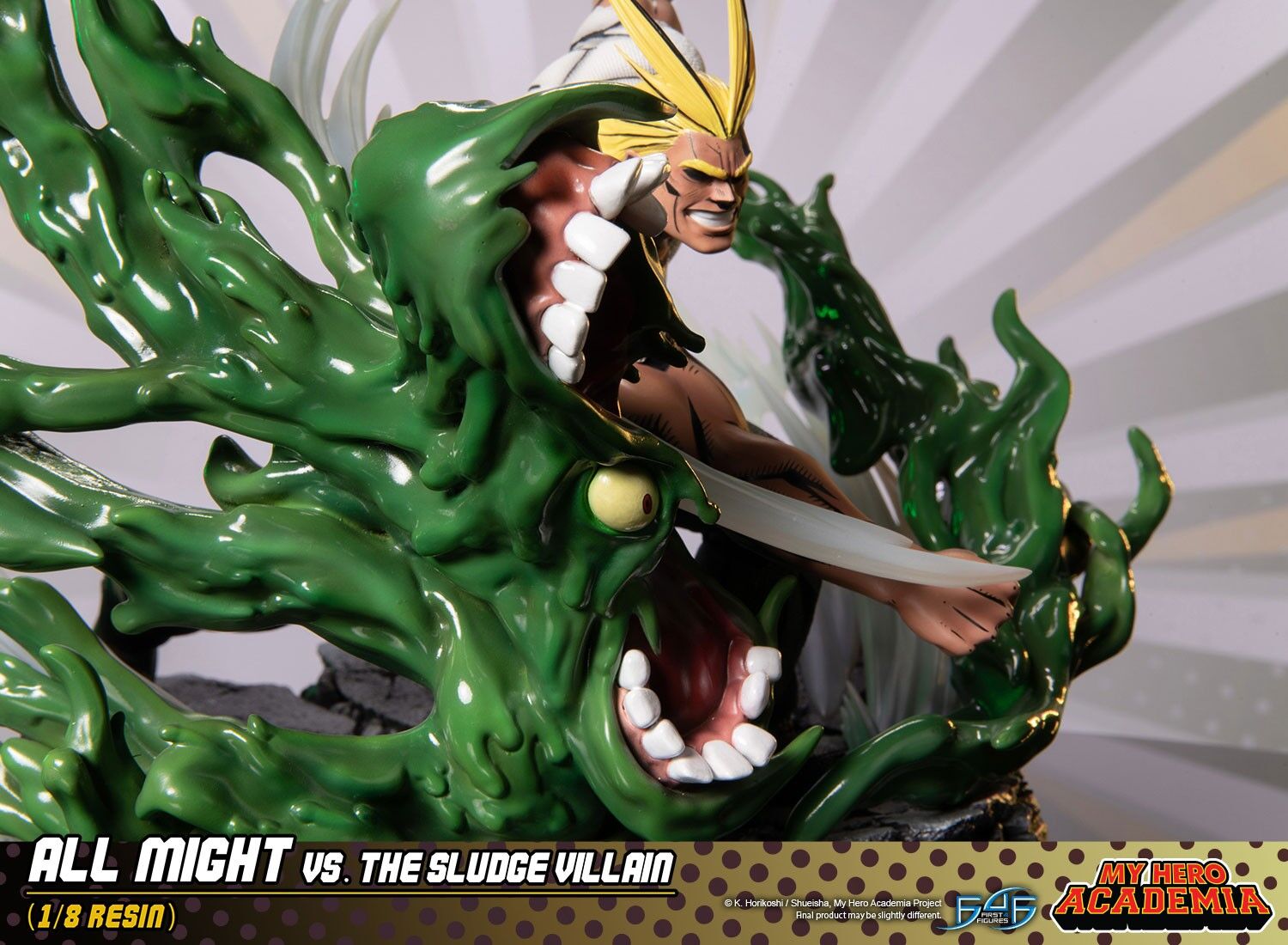Boku no Hero Academia - All Might - Sludge Villain - 1/8 (First 4 Figures) photo 9