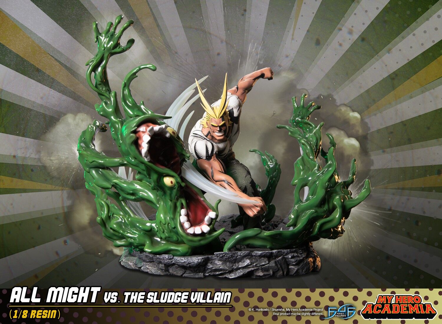 Boku no Hero Academia - All Might - Sludge Villain - 1/8 (First 4 Figures) photo 22