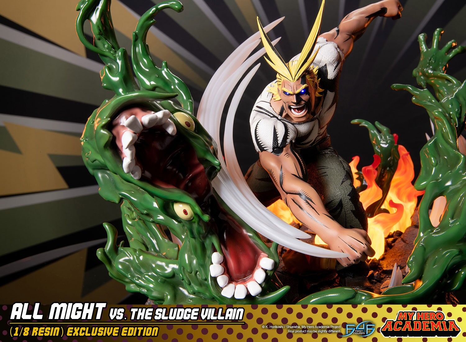 Boku no Hero Academia - All Might - Sludge Villain - 1/8 - Exclusive Edition (First 4 Figures) photo 3