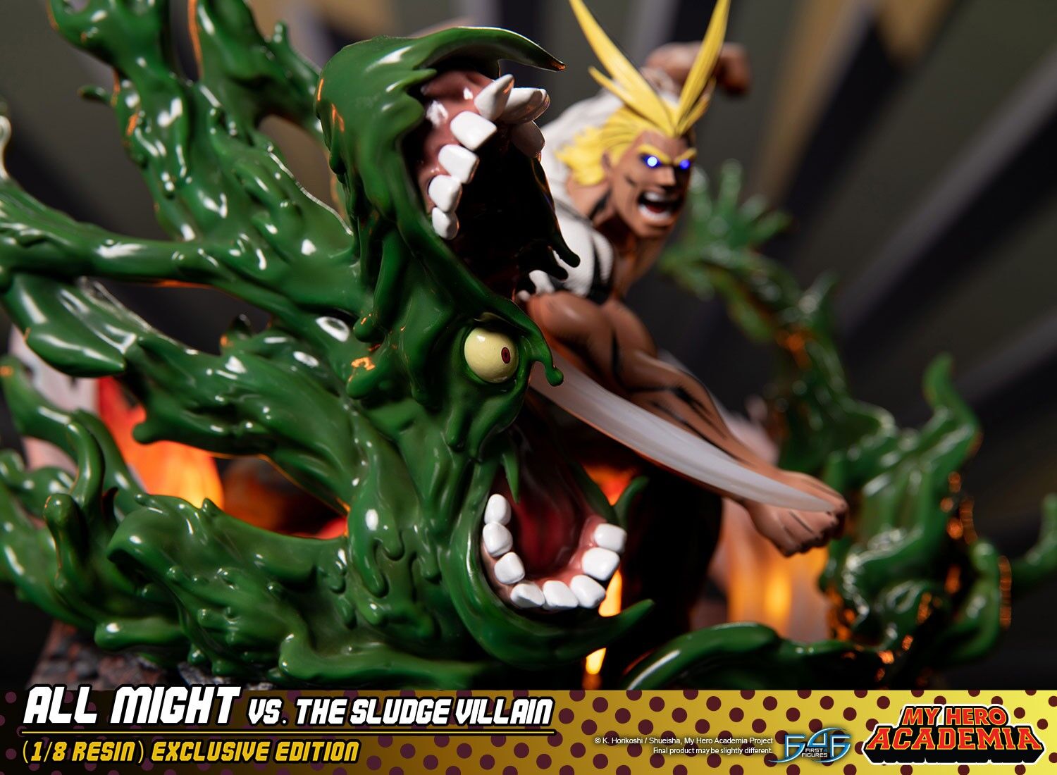 Boku no Hero Academia - All Might - Sludge Villain - 1/8 - Exclusive Edition (First 4 Figures) photo 5