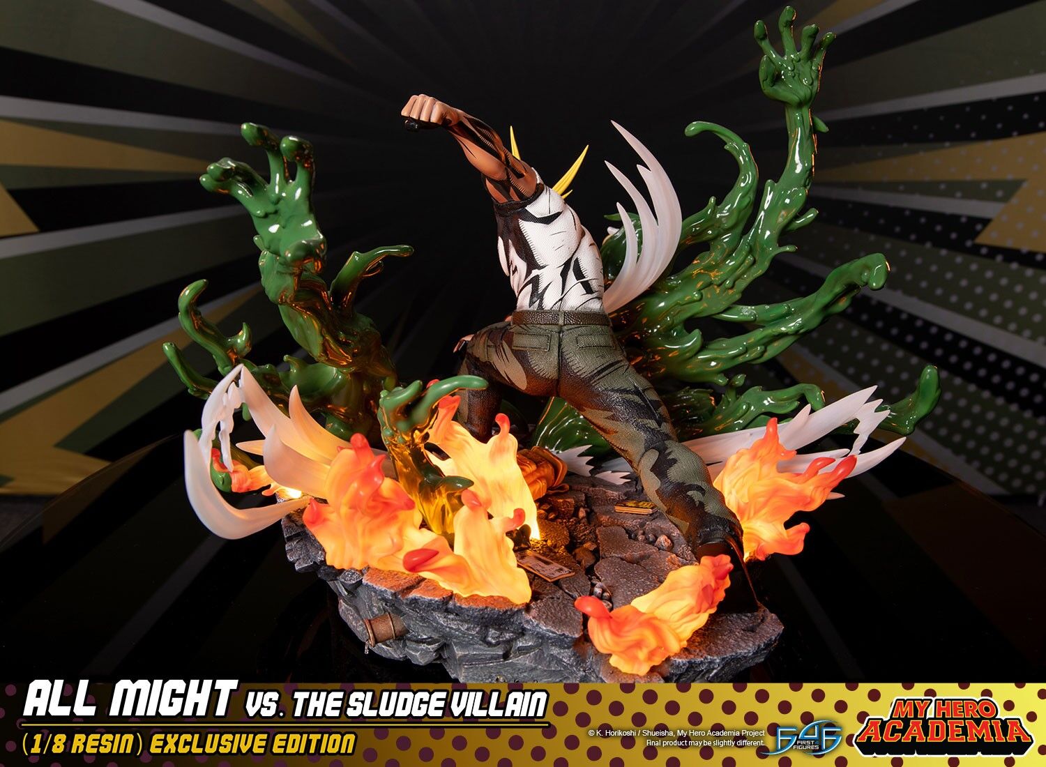 Boku no Hero Academia - All Might - Sludge Villain - 1/8 - Exclusive Edition (First 4 Figures) photo 8