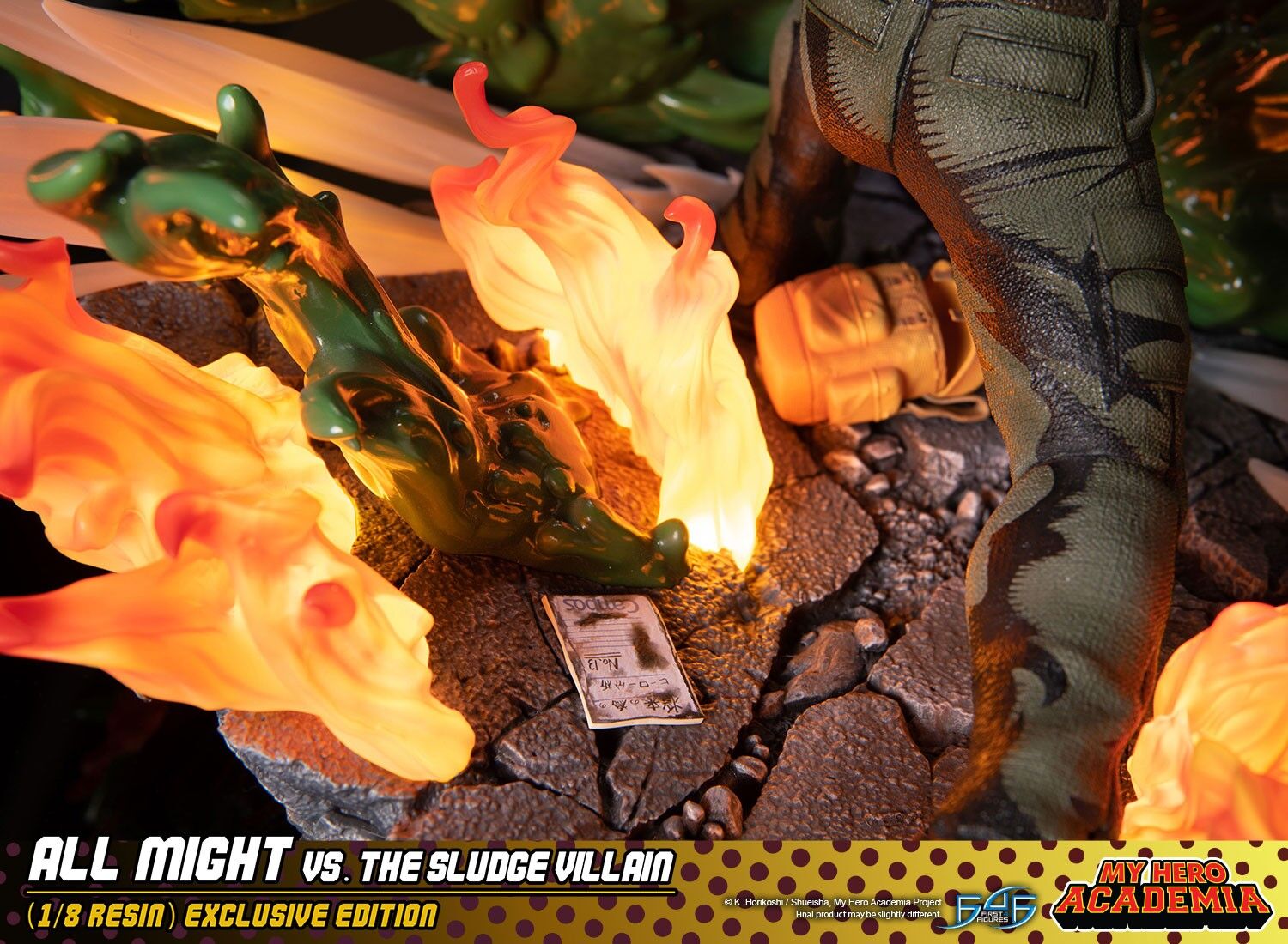 Boku no Hero Academia - All Might - Sludge Villain - 1/8 - Exclusive Edition (First 4 Figures) photo 9
