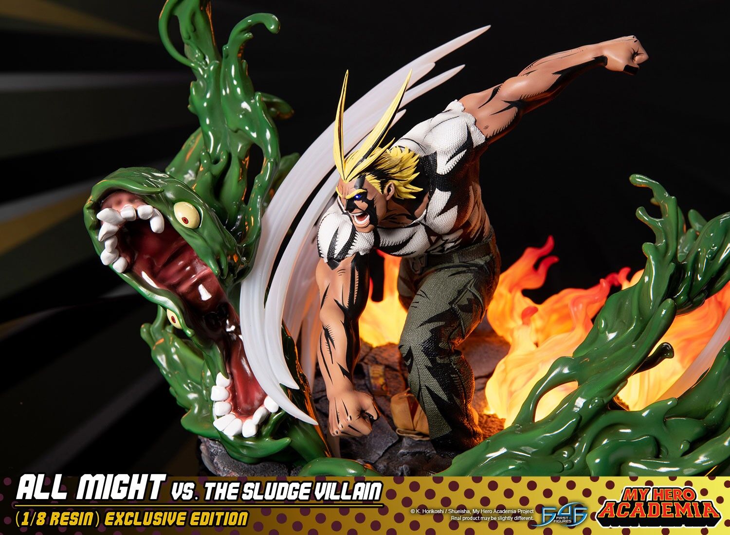 Boku no Hero Academia - All Might - Sludge Villain - 1/8 - Exclusive Edition (First 4 Figures) photo 10