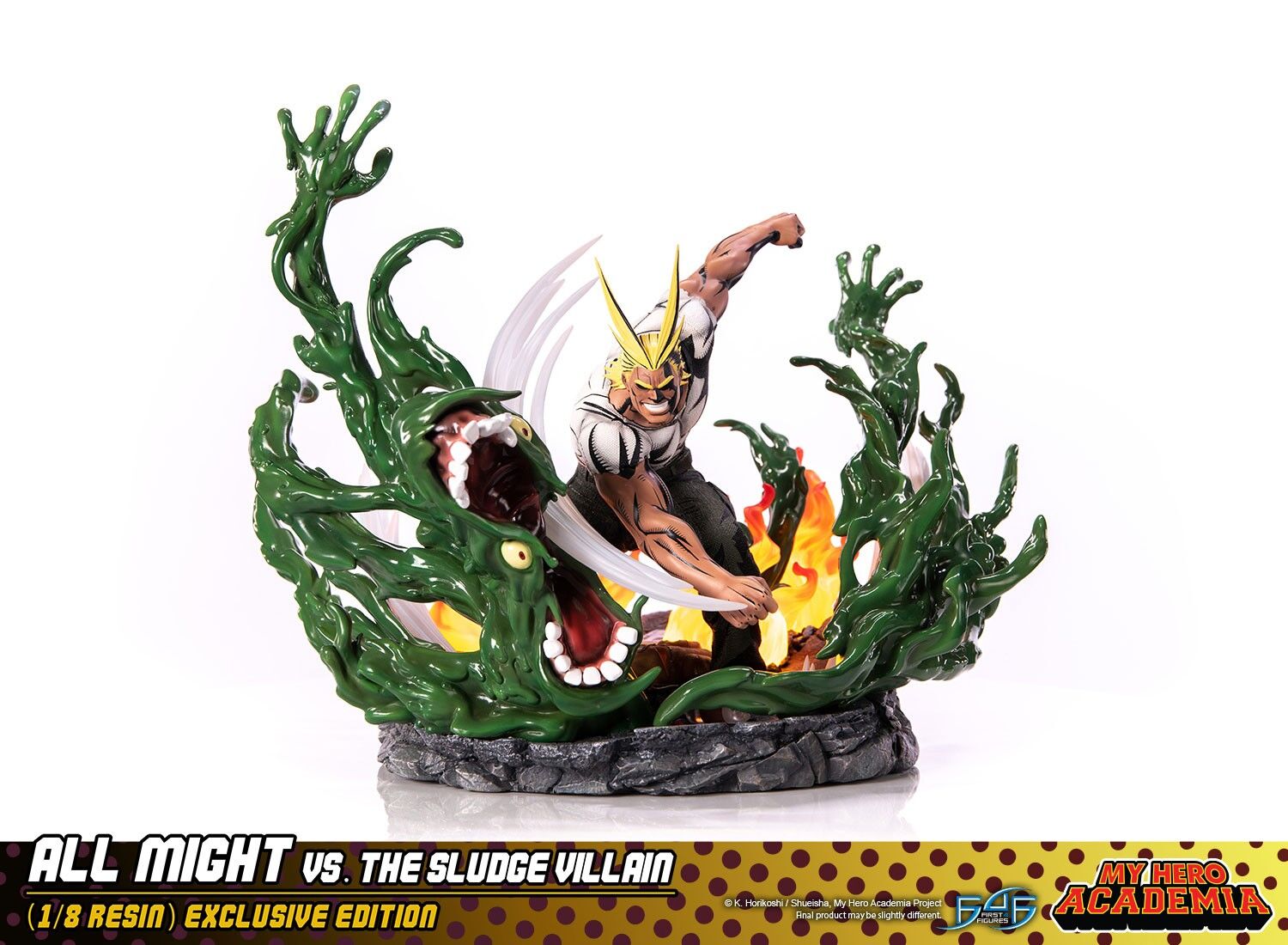 Boku no Hero Academia - All Might - Sludge Villain - 1/8 - Exclusive Edition (First 4 Figures) photo 14