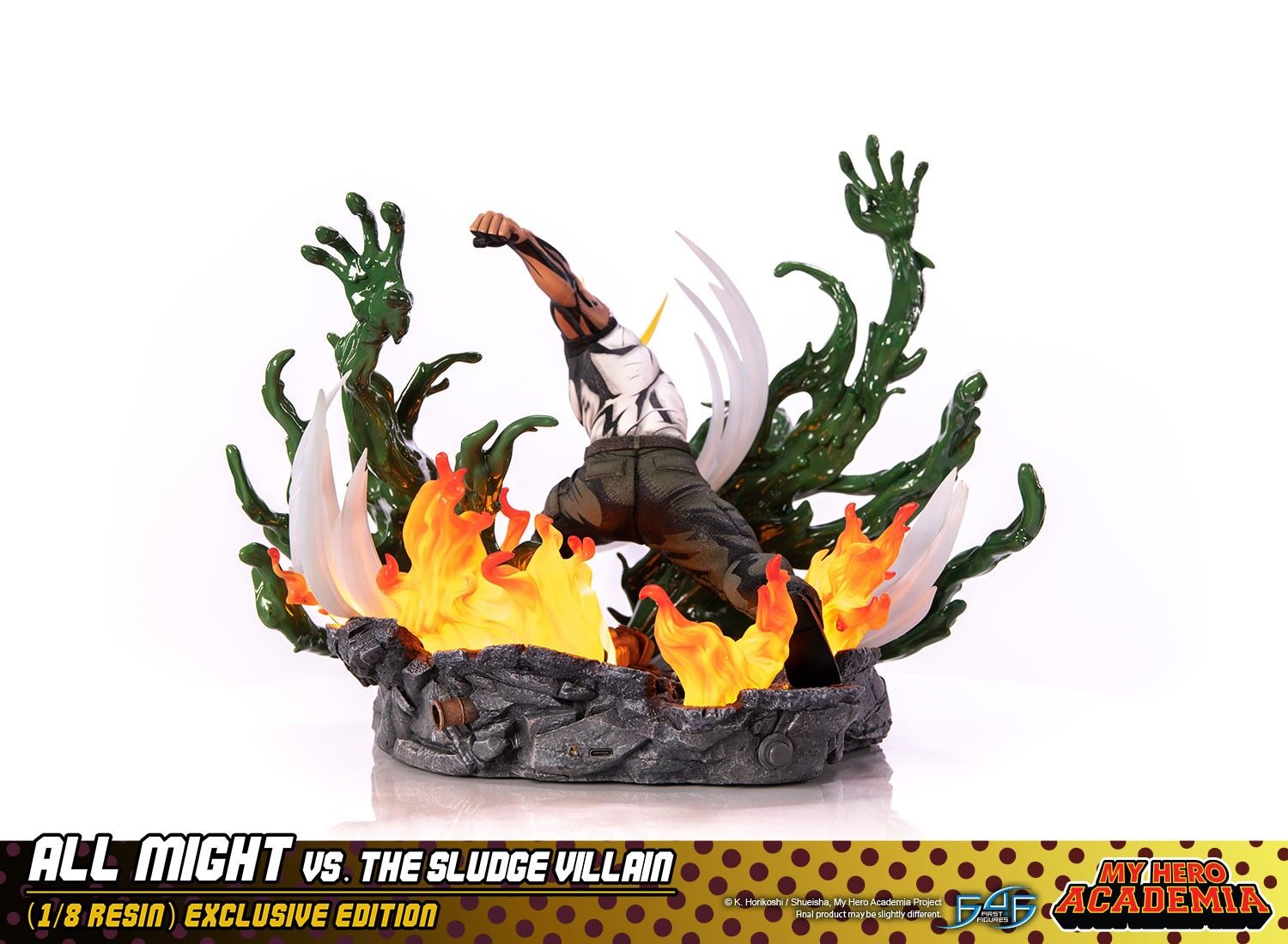 Boku no Hero Academia - All Might - Sludge Villain - 1/8 - Exclusive Edition (First 4 Figures) photo 17