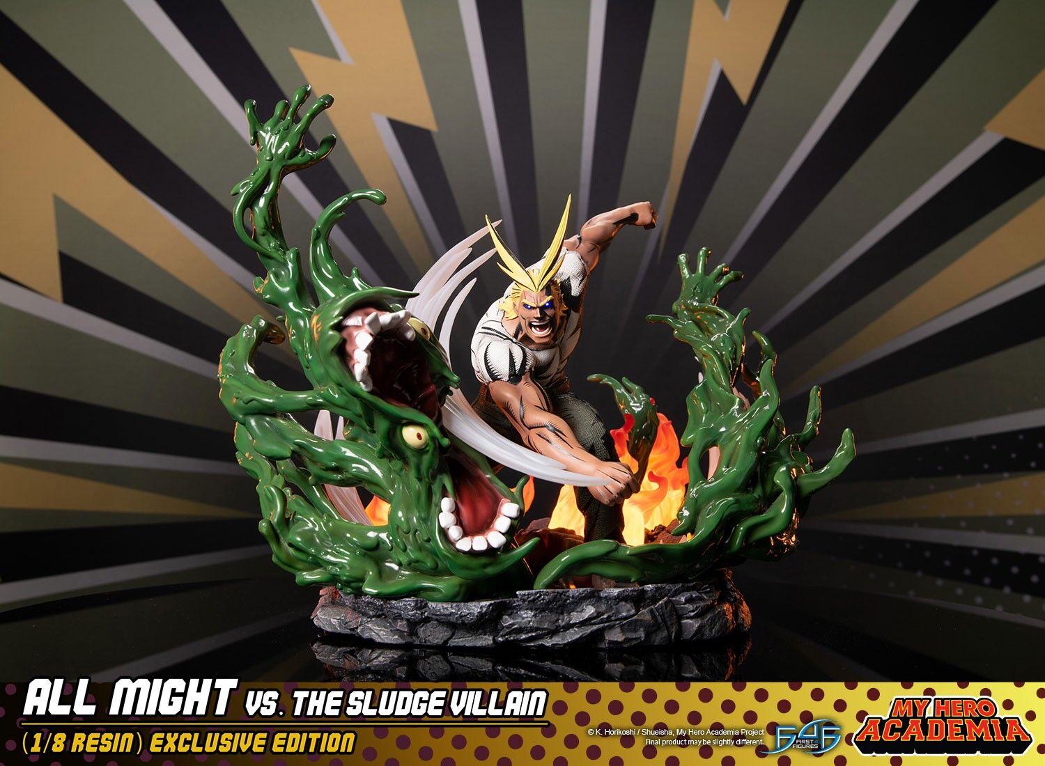 Boku no Hero Academia - All Might - Sludge Villain - 1/8 - Exclusive Edition (First 4 Figures) photo 19