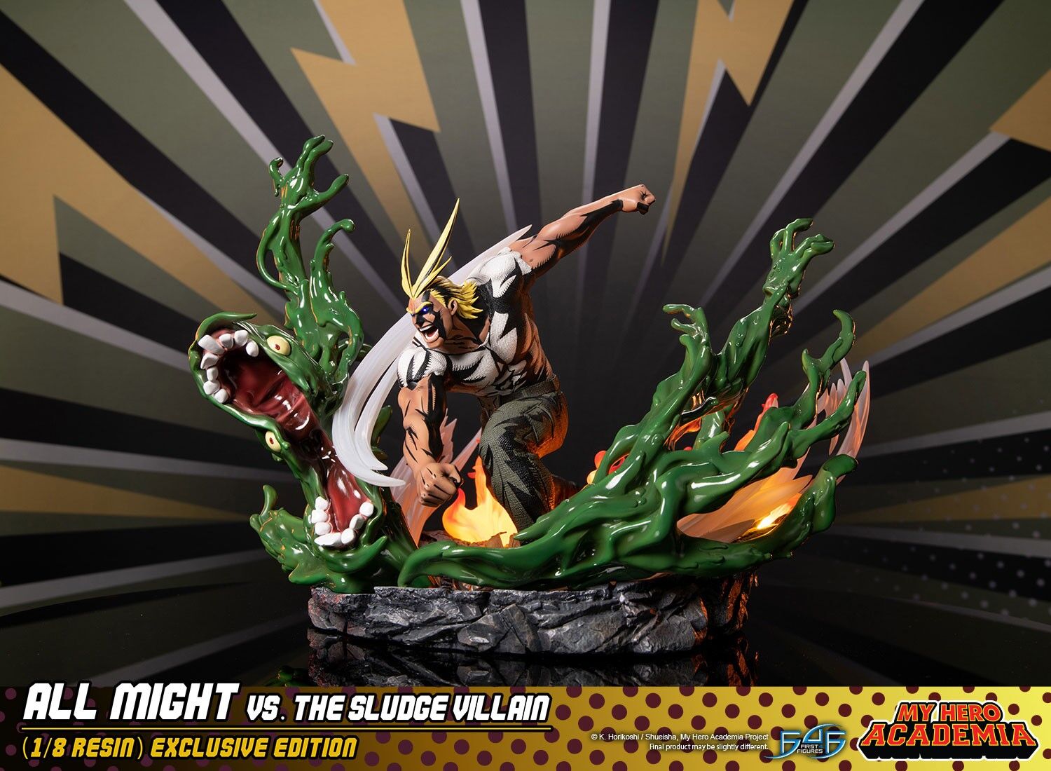Boku no Hero Academia - All Might - Sludge Villain - 1/8 - Exclusive Edition (First 4 Figures) photo 21